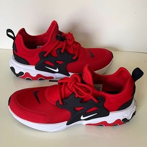 Nike Presto React GS size 6Y and 7.5 women,  red CU4866-600